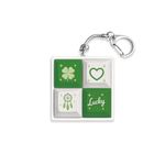 S2B Daily Emotion Keycap Keyring Mechanical Switch Clicky Keychain Green Luck Purple Dream Love Letter Blue Smile Red Heart _ Made in Korea